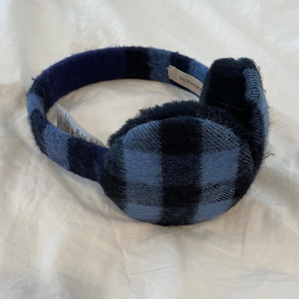 Burberry ear muffs - great condition!